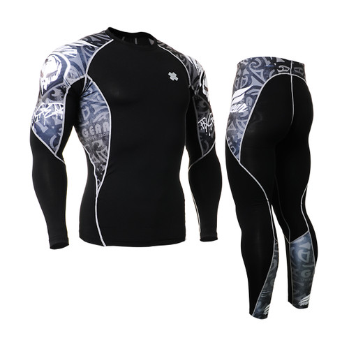 FIXGEAR C2L/P2L-B43 Compression Shirts/Tights Set