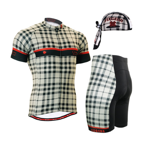 FIXGEAR Men's Cycling Jerseys & Padded Shorts CS-102 SET