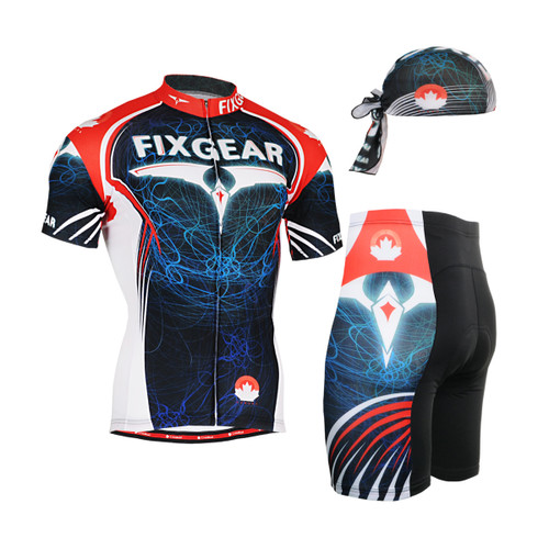 FIXGEAR Men's Cycling Jerseys & Padded Shorts CS-3502 SET