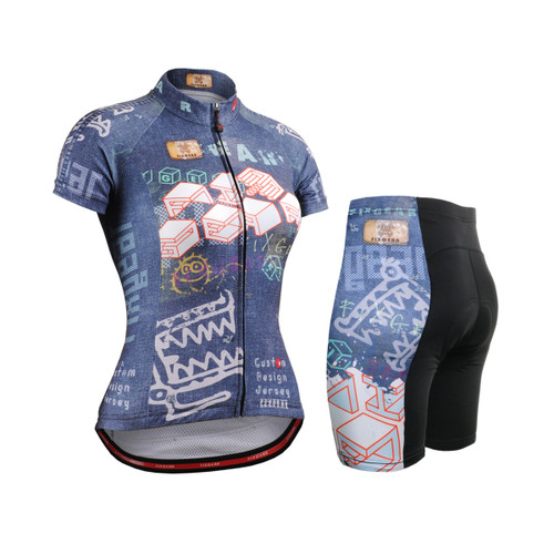 FIXGEAR Women's Cycling Jerseys & Padded Shorts CS-W1502-SET