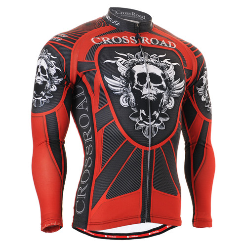 FIXGEAR CS-1301 Men's Cycling Jersey long sleeve front view