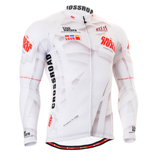 FIXGEAR CS-1401 Men's Cycling Jersey long sleeve front view