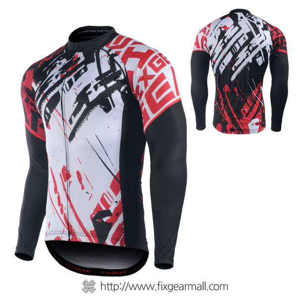 FIXGEAR CS-G801 Men's Long Sleeve Road Cycling Jersey