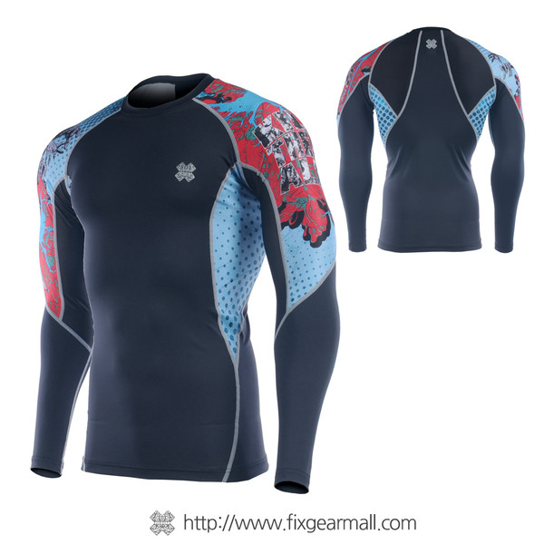 FIXGEAR C2L-B77 Compression Base Layer Long Sleeve Shirts