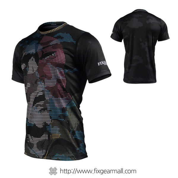 FIXGEAR RM-M6 Men's Casual short sleeve Crew-Neck T-shirt