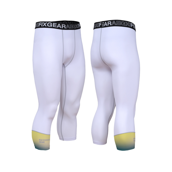FIXGEAR FP7-WS03 Capri Compression Leggings with Wide Waistband
