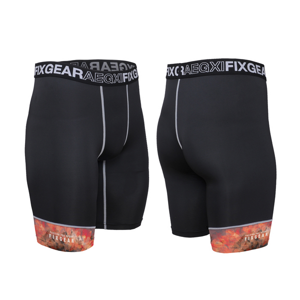 FIXGEAR FP5-BS01 Compression Base Layer Shorts with Wide Waistband