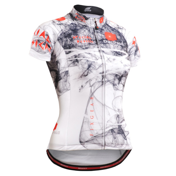 FIXGEAR CS-W2102 Women's Short Sleeve Cycling Jersey front view