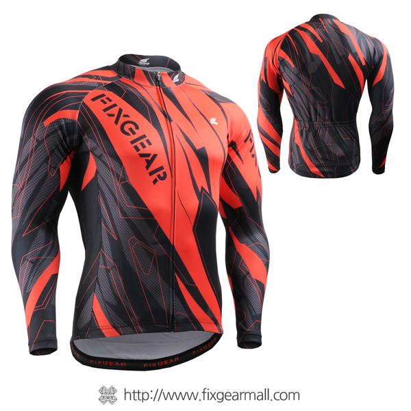 FIXGEAR CS-6801 Men's Cycling Jersey long sleeve