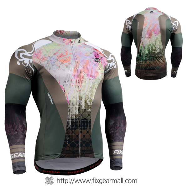 FIXGEAR CS-4201 Men's Cycling Jersey long sleeve