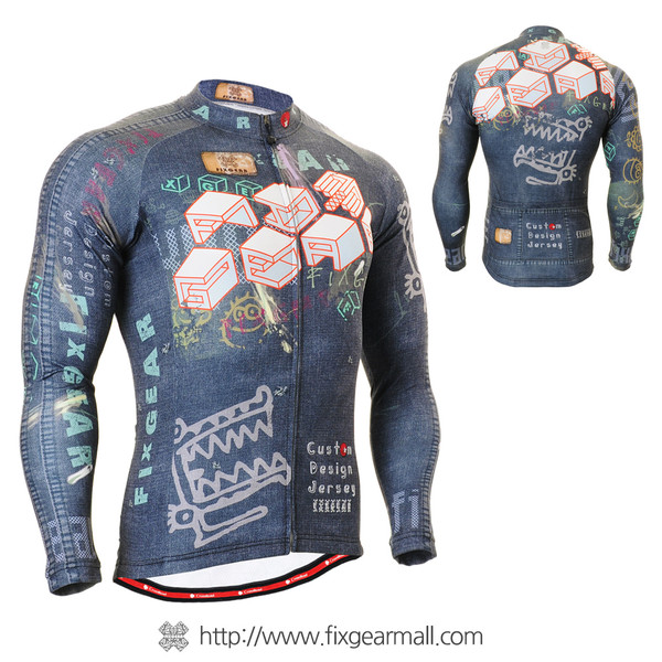 FIXGEAR CS-1501 Men's Cycling Jersey long sleeve