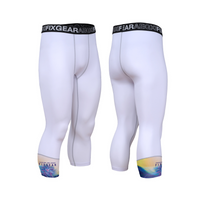 FIXGEAR FP7-WS02 Capri Compression Leggings with Wide Waistband