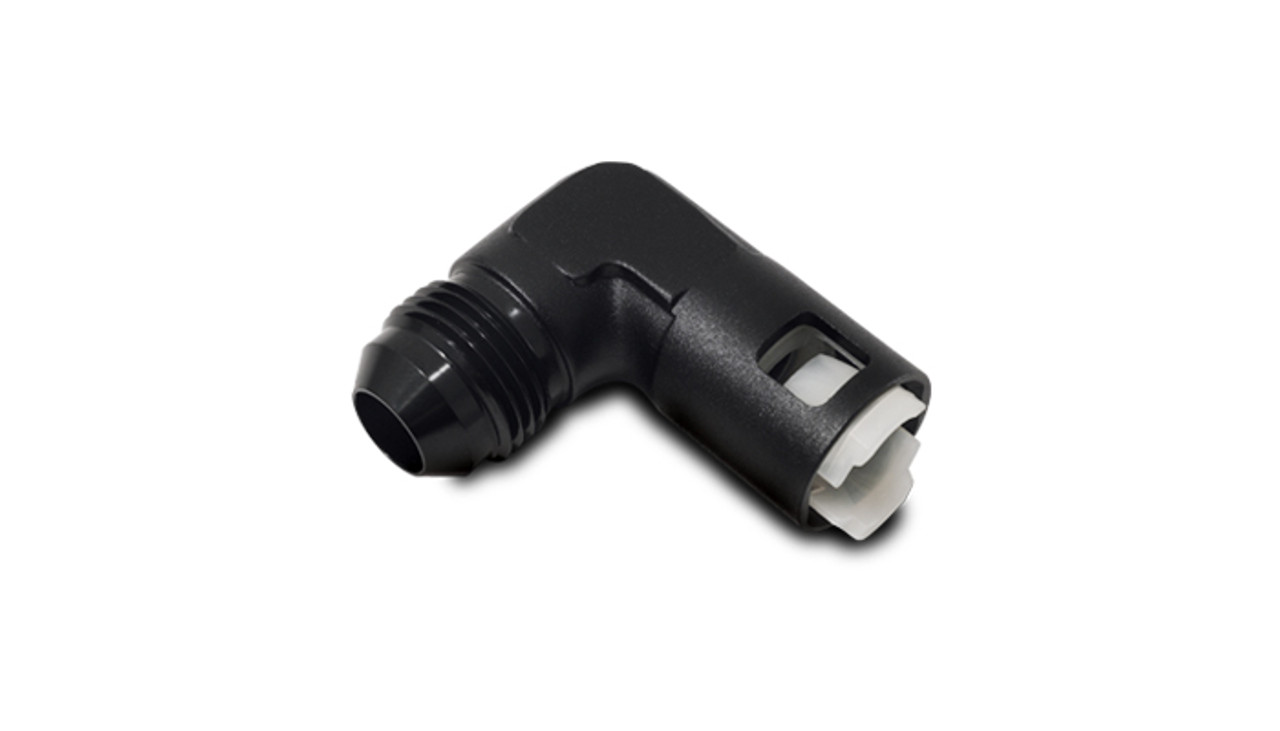 90 Degree Male AN Flare Quick Disconnect EFI Adapters - Vibrant