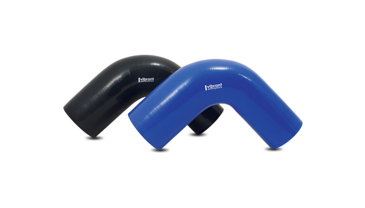 Preformed 90° Blue Silicone Elbows