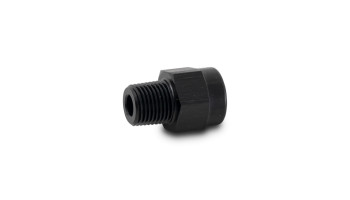 6AN Male x 1/4' SAE Quick-Disconnect Female Threaded Cap Fitting, Black  Finish