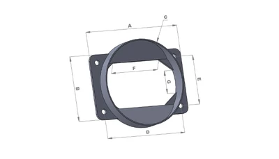 Mass Air Flow Sensor Adapter - Mitsubishi Applications