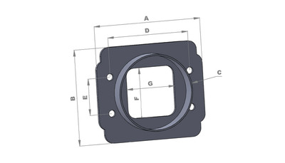 Mass Air Flow Sensor Adapter - Toyota Applications and vehicles equipped with Bosch MAF Sensors