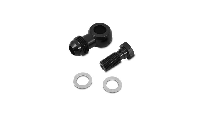 Single Banjo Adapter Assembly, Male AN Flare with Imperial Bolt