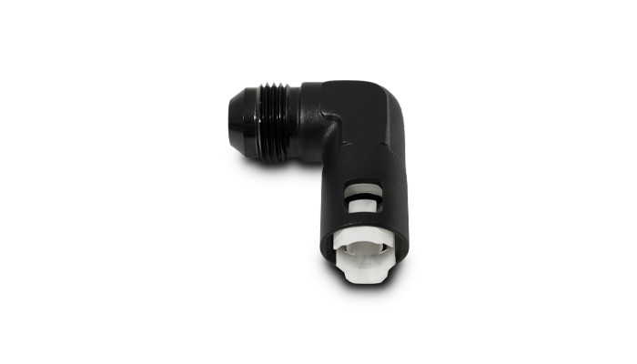90 Degree Male AN Flare Quick Disconnect EFI Adapters-Vibrant