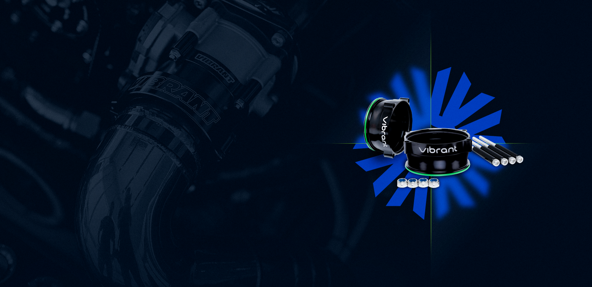 Vibrant Performance LS DBC Throttle Body to HD Clamp Adapter