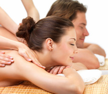 Couple's Stone + Spa Massage Package For Two People  - 50 mins