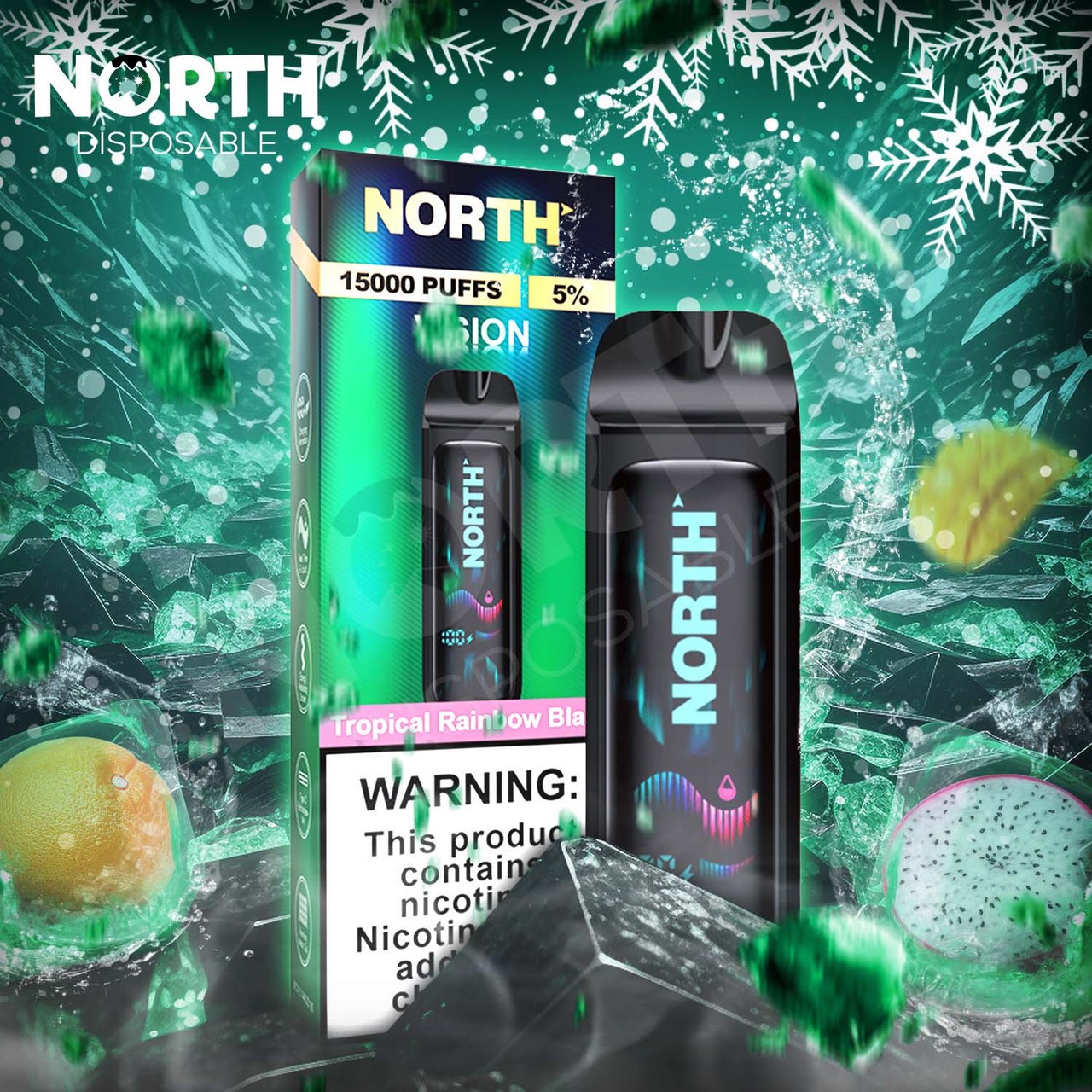 rainbow vape disposable North Vision 15K Disposable