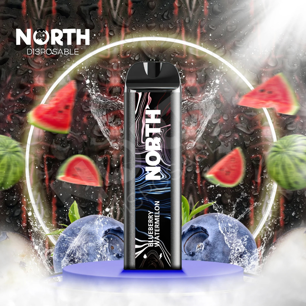 blueberry watermelon vape Buy Nexa Ultra Disposable Vape Kit 800mAh 20ml 40000 Puffs Blueberry  Watermelon 50mg main image 1