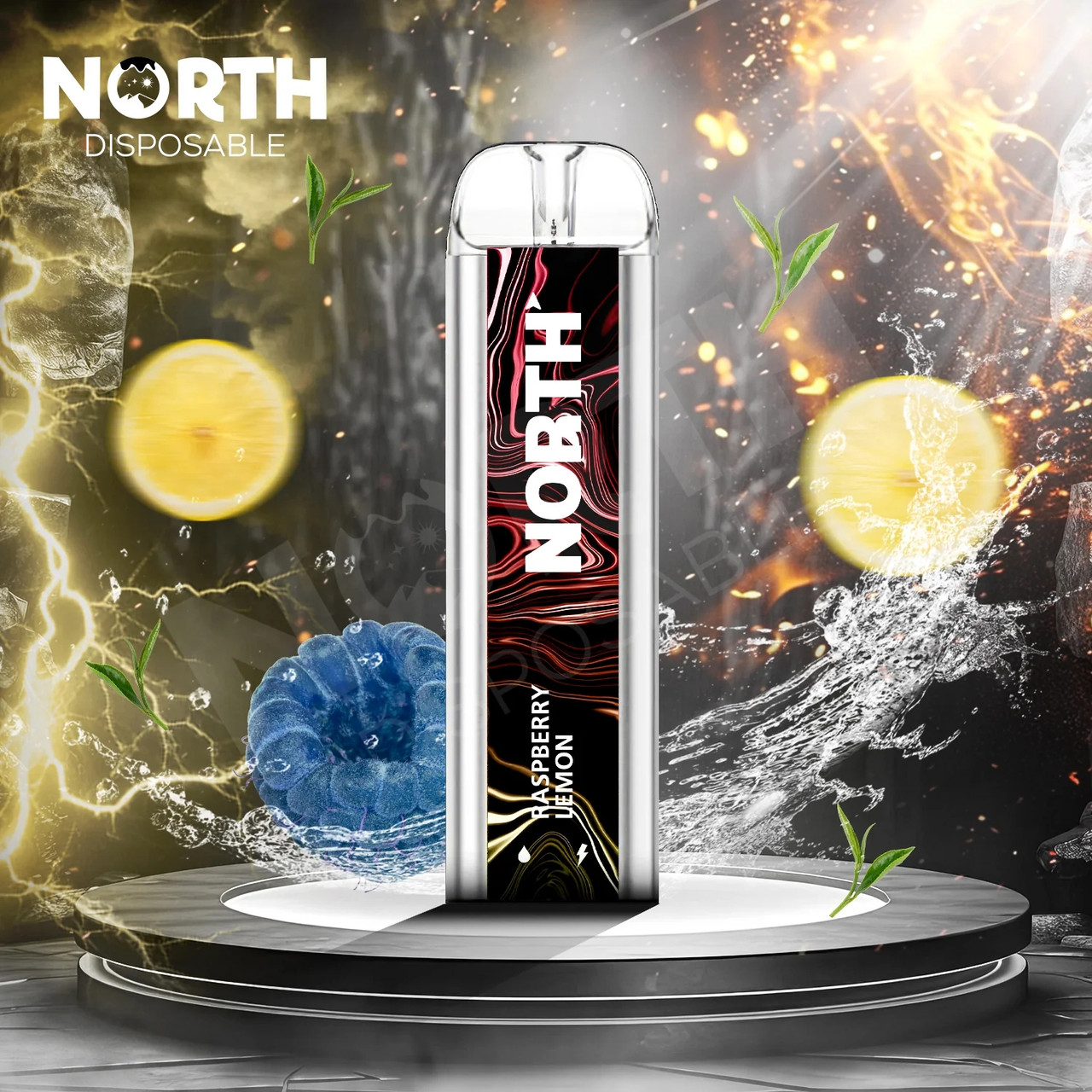 elf bar vape uk North 5000 Blue Raspberry Flavor main image 0