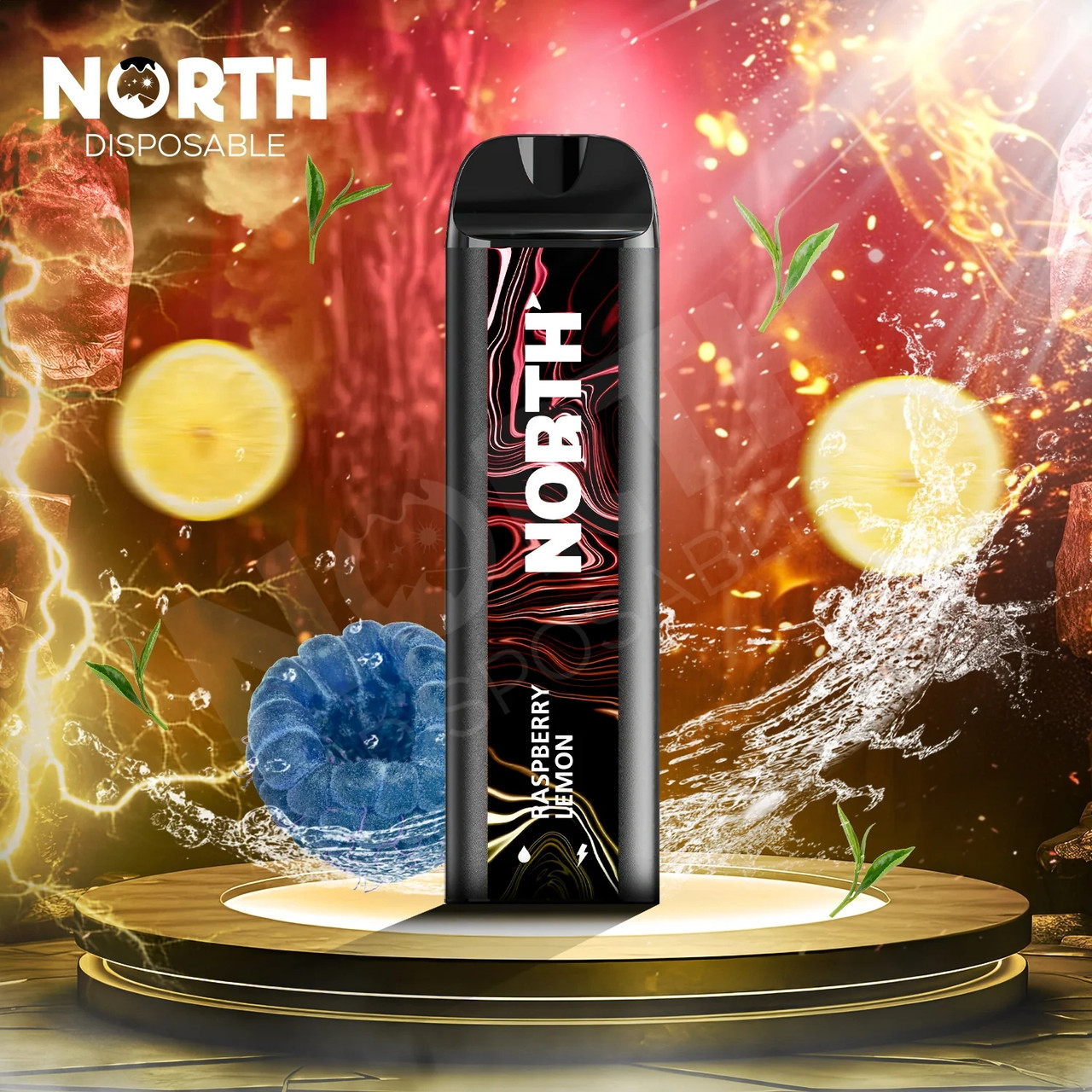 North 5000 Disposable 3% - Raspberry Lemon North 5000 Disposable 3% - Raspberry Lemon