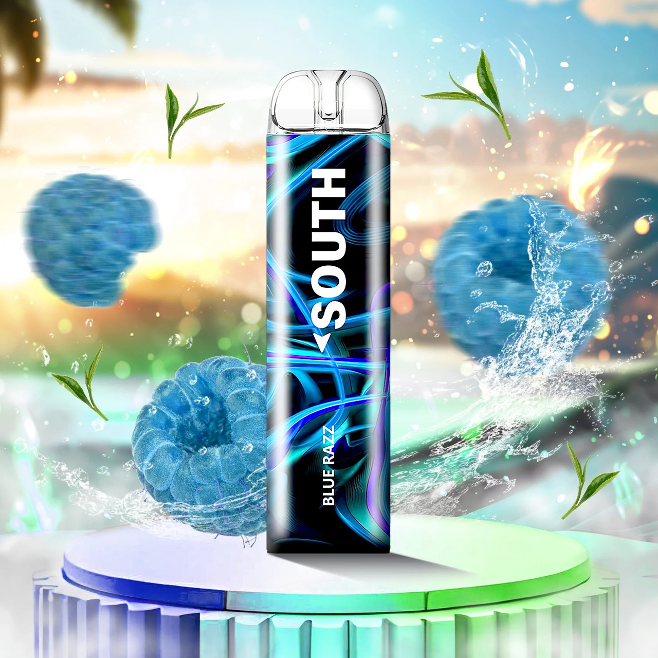 north blue raspberry vape SOUTH 3000 by blue razz Color:Yellow and Purple Blue Razz Lemon Lime