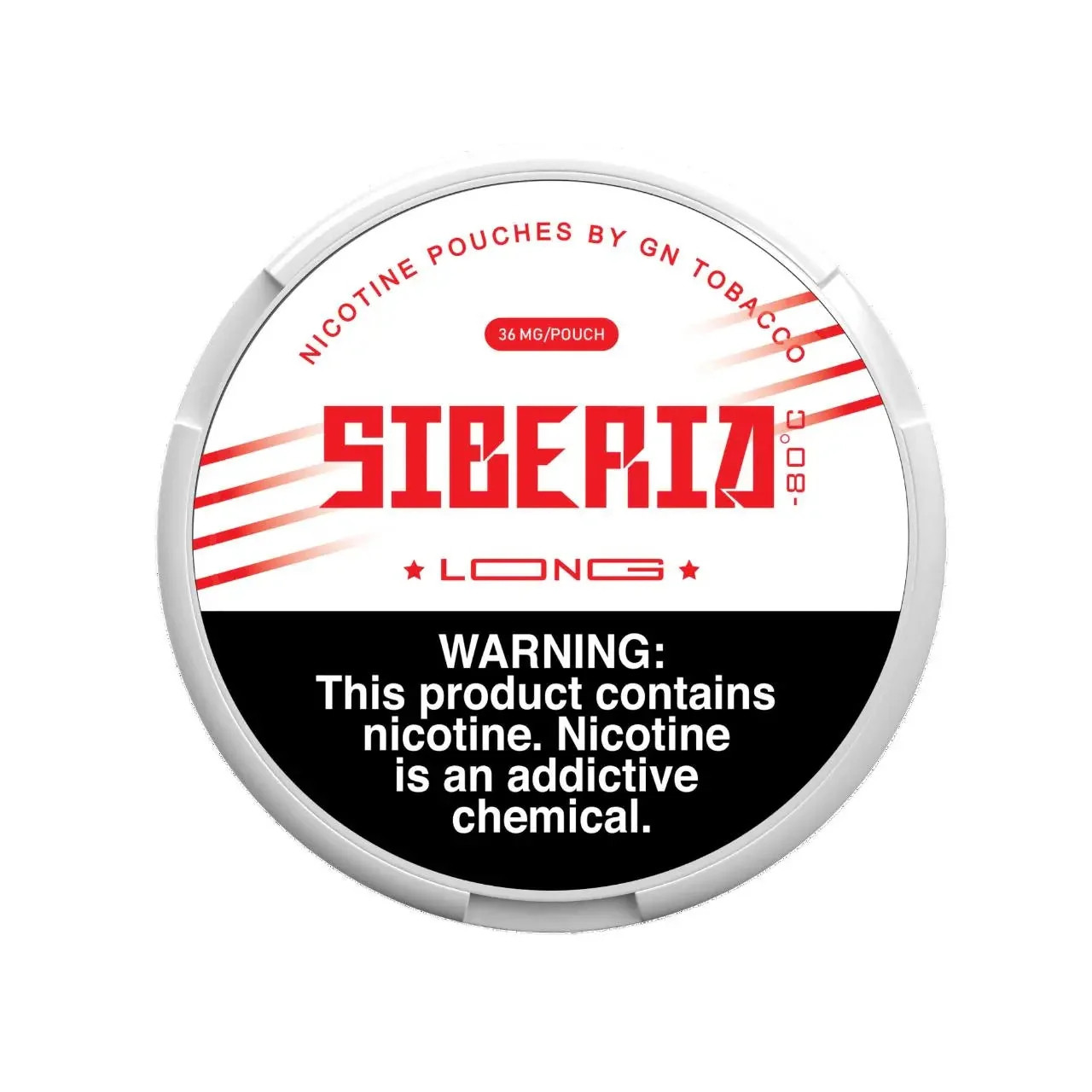 SIBERIA NICOTINE POUCHES LONG 36MG: Experience Ultimate Strength