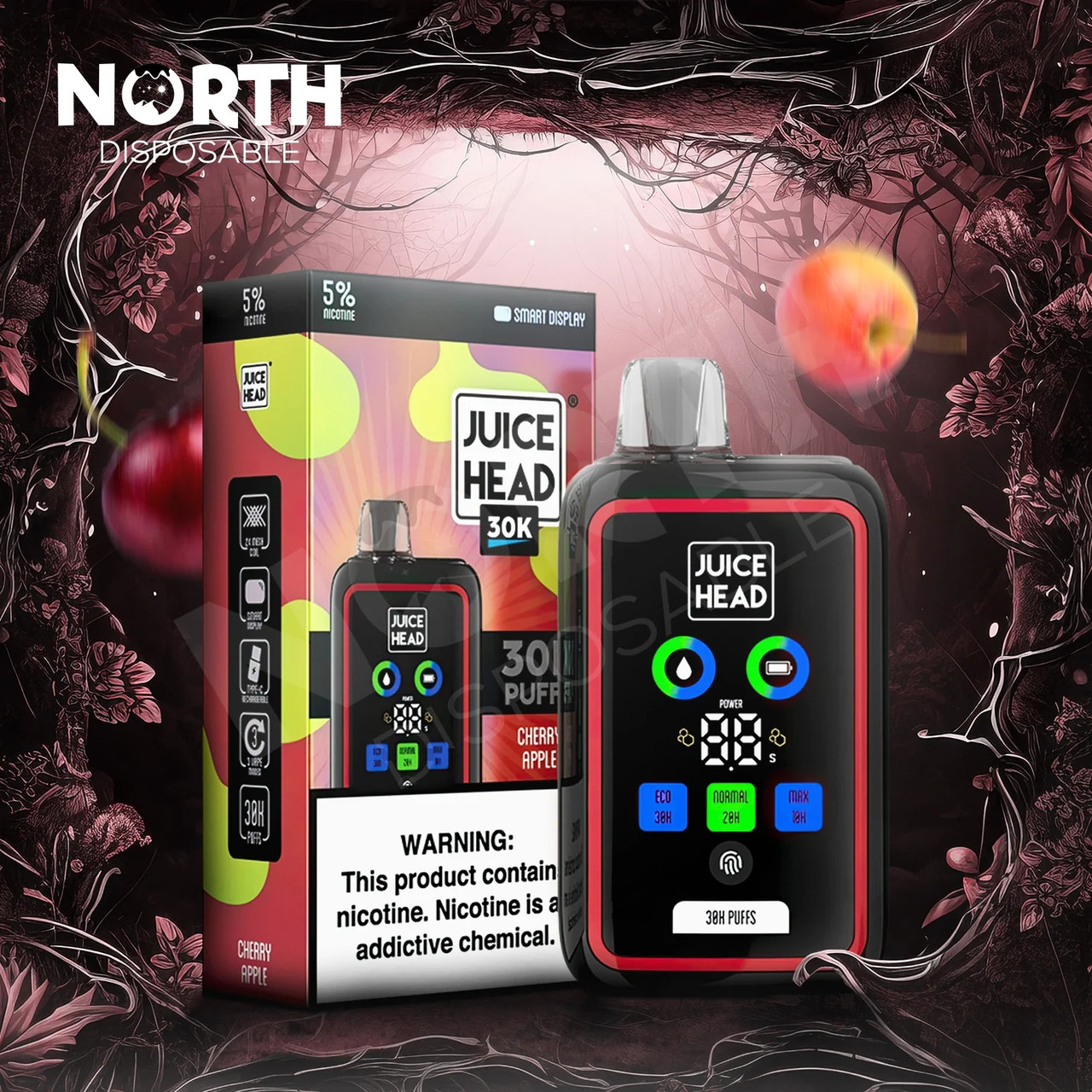 hello synix 30000 vape price Red Strawberry By Slammin E-Juice (60 ml) main image 0