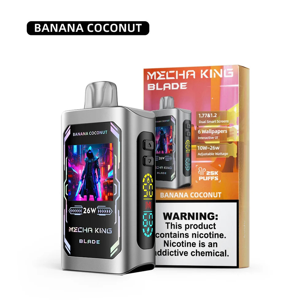 elfbar nachfüll pod läuft aus Mecha King Blade 25K Disposable
