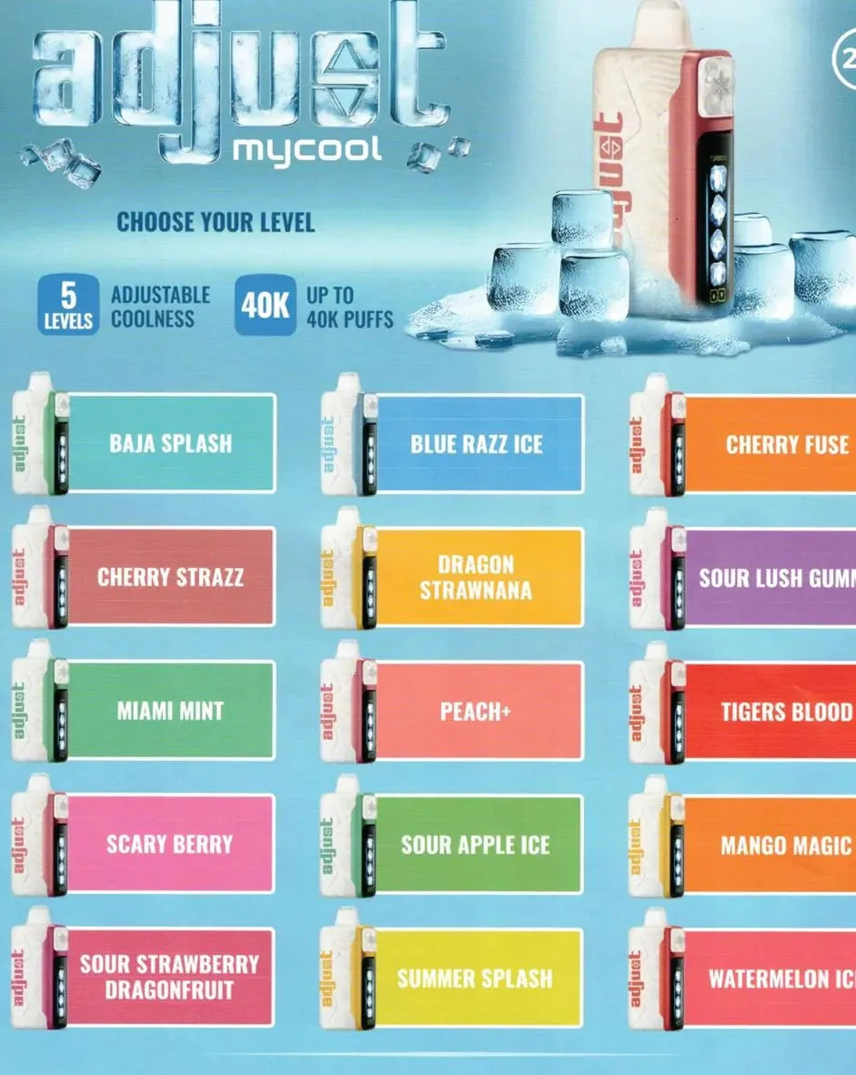 adjust mycool vape flavors Adjust brings first vape with five-level cooling