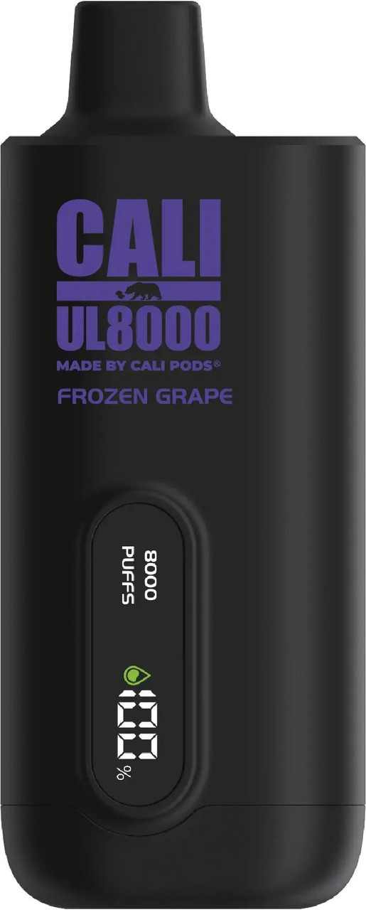 cali zero nicotine vape Cali UL8000 Frozen Peach ZERO Nicotine Disposable  Vape Nicotine Free