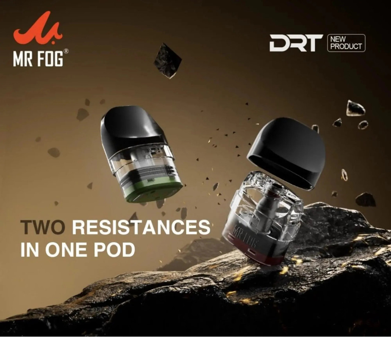 mr fog vape pods MR FOG Launches SWITCH POD: A Breakthrough Dual-Module Clear Tank Pod  System - Mr Fog main image 0