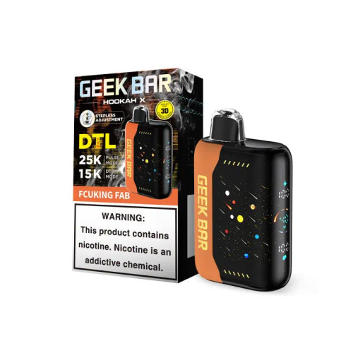 Geek Bar Hookah X 25K Disposable Vape - Fcuking Fab (6mg)