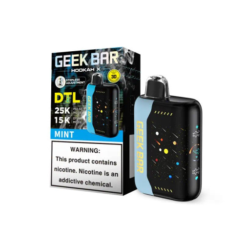 Geek Bar Hookah X 25K Disposable Vape - Mint (6mg)