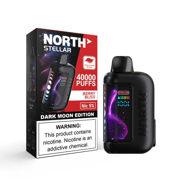 North Stellar Dark Moon Edition 40K Disposable - Berry Bliss