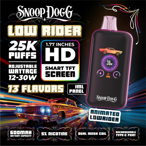 Snoop Dogg Low Rider 25k Disposable