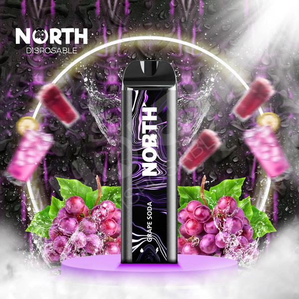 North 5000 Disposable 3% - Grape Soda