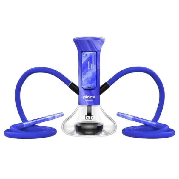 PLOOX X HOOKAH BY LUXPODZ (Free Ploox Device 5%) - Resin Blue