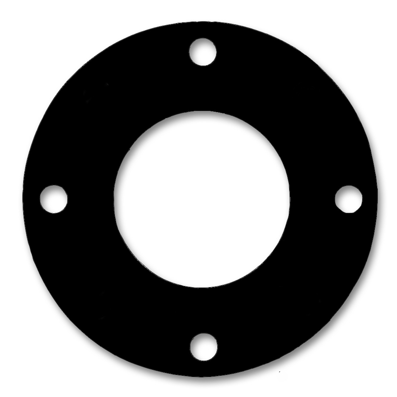 NSF-61 Certified EPDM, Full Face Gasket, Pipe Size: 3/4(0.75) Inches  (1.905Cm), Thickness: 1/8(0.125) Inches (3.175mm), Pressure Tolerance:  300psi, Inner Diameter: 1 1/16(1.0625)Inches (2.69875Cm), Outer Diameter: 4  5/8(4.625)Inches (11.7475Cm), With