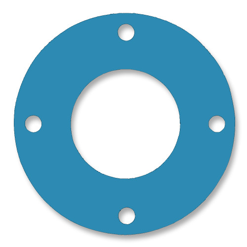 Teadit, NSF-61 SAN 1082, Full Face Gasket, Pipe Size: 3/4(0.75) Inches (1.905Cm), Thickness: 1/8(0.125) Inches (3.175mm), Pressure: 300# (psi), Inner Diameter: 1 1/16(1.0625)Inches (2.69875Cm), Outer Diameter: 4 5/8(4.625)Inches (11.7475Cm), With 4 - 3/4(0.75) (1.905Cm) Bolt Holes, Part Number: CFF1082.750.125.300