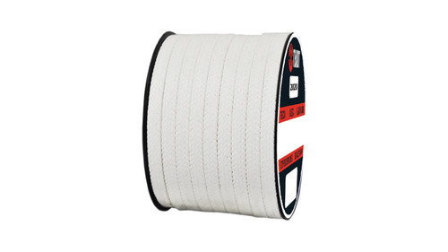 Teadit Style 2020 Braided Packing, Pure PTFE Yarn, FDA Approved Packing,  Width: 1/8 (0.125) Inches (3.175mm), Quantity by Weight: 25 lb. (11.25Kg.) Spool, Part Number: 2020.125x25