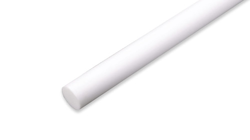 Virgin PTFE Rod,  Dimensions: Length: 12 Inches (30.48Cm) Diameter: 2(2) Inches (5.08Cm), Part Number: PTFE-2x12-RD