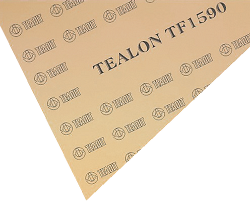 Teadit Style TF1590 Fawn Structured PTFE Tealon Sheet, Dimensions: Length: 62 Inches (157.48Cm), Width: 62 Inches (157.48Cm), Thickness: 1/8(0.125) Inches (0.3175Cm) Part Number: TF1590.12562X62