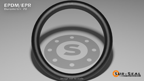 O-Ring, Black EPDM/EPR/Ethylene/Propylene Size: 039, Durometer: 70 Nominal Dimensions: Inner Diameter: 2 17/23(2.739) Inches (6.95706Cm), Outer Diameter: 2 29/33(2.879) Inches (7.31266Cm), Cross Section: 4/57(0.07) Inches (1.78mm) Part Number: OREPD039