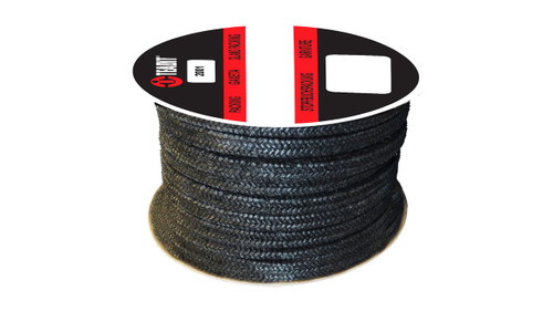 Teadit Style 2001 Graphite Yarn, Graphite Filled Packing,  Width: 5/16 (0.3125) Inches (7.9375mm), Quantity by Weight: 10 lb. (4.5Kg.) Spool, Part Number: 2001.312x10