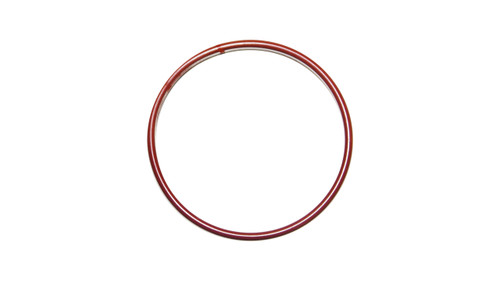 O-Ring, Clear PTFE PFA/FEP Encapsulated Orange Silicone Size: 021, Durometer: 70 Nominal Dimensions: Inner Diameter: 25/27(0.926) Inches (2.35204Cm), Outer Diameter: 1 6/91(1.066) Inches (2.70764Cm), Cross Section: 4/57(0.07) Inches (1.78mm) Part Number: ORTESI021